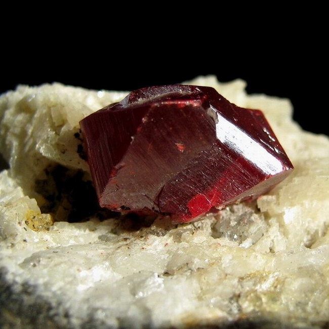 Large Red Cinnabar Crystal on Dolomite cbgz2ie0118  