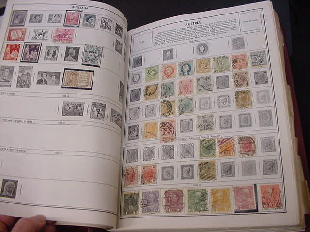   COLLECTION A Z COUNTRIES M+U STAMPS HARRIS CITATION ALBUM+++  