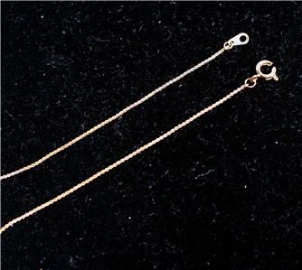 AURUM CLAD Electroplated Thin Chain GOLD NECKLACE 20  