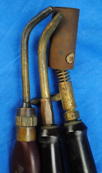 Vintage Prest O Lite Prestolite 3 Torch Body & Top Bakelite Handle 