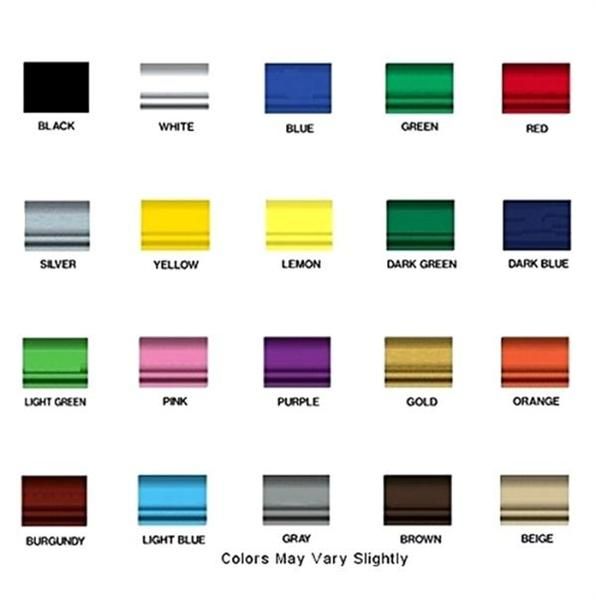 Vinyl Color Chart