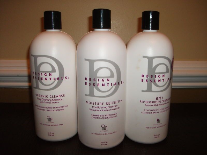 DESIGN ESSENTIALS 32 OZ SHAMPOOS & CONDITIONER KIT $AVE  