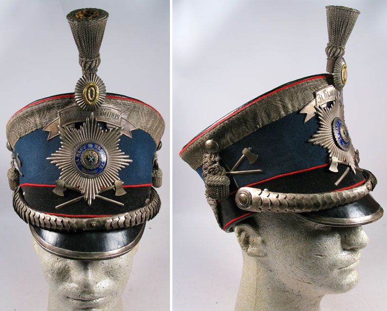 WW1 RUSSIAN CZAR IMPERIAL GENERAL PARADE SHAKO CAP HAT  