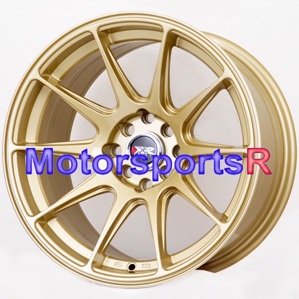 16x 8.25 XXR 527 Gold Concave Rims 87 Corolla GTS AE86  