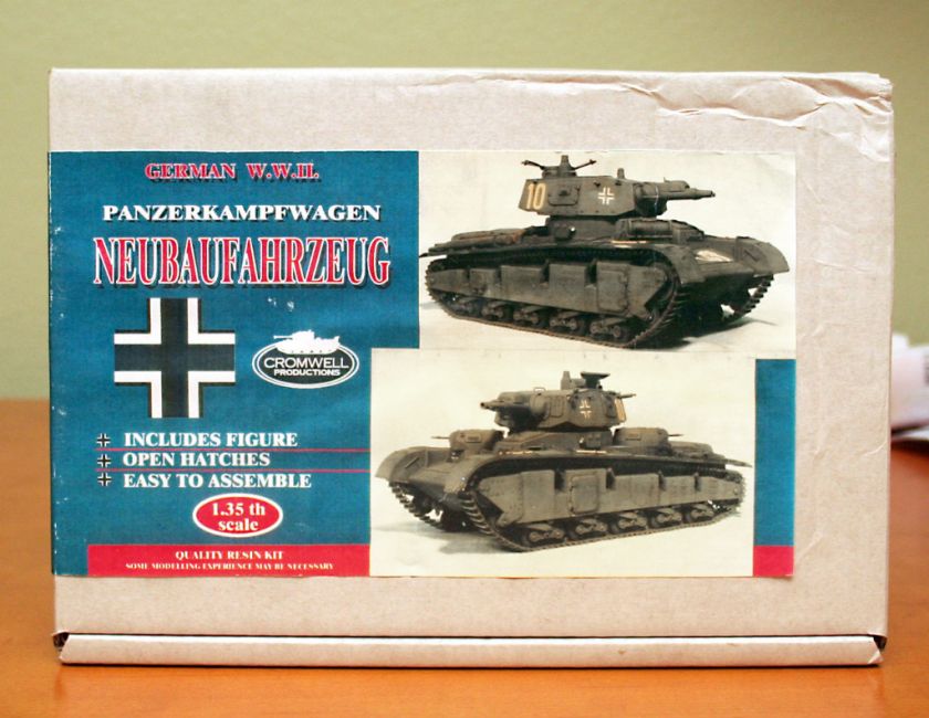 Cromwell Productions 1/35 German WWII Neubaufahrzeug Detailed Resin 