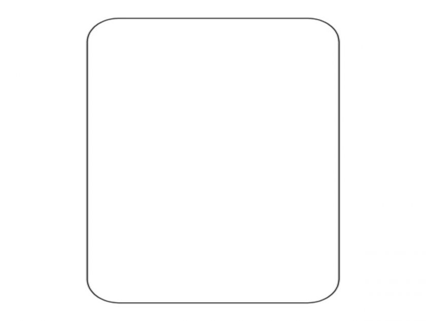 Square 4mm Plastic Coroplast White Sign Blank  