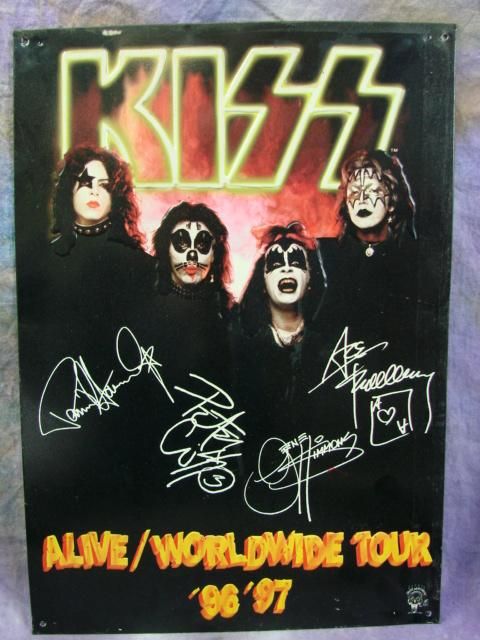 New Sealed Kiss Skateboard Metal Tin Sign Wall Hanging Lot  