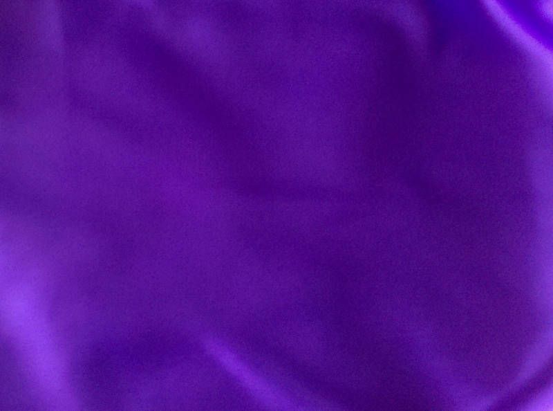 Deep purple satin fabric by the yard silky Dresses  