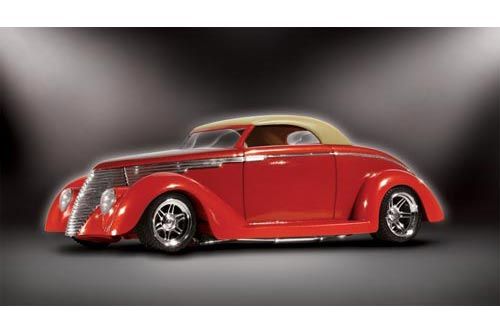 1937 CUSTOM FORD CONVERTIBLE 1/24 LINDBERG MODEL KIT  