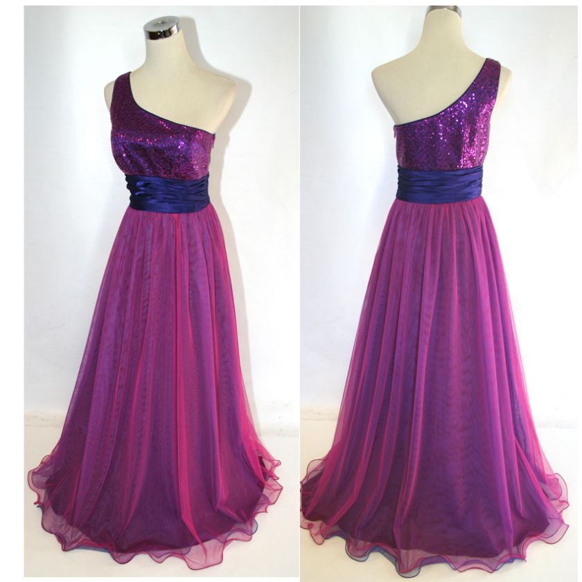 NWT MORGAN & CO $155 Fuchsia /Royal Prom Evening Gown 5  