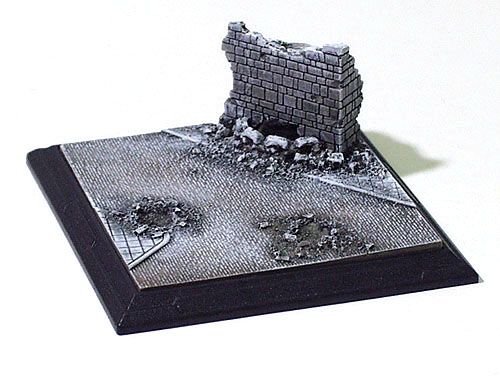 144 CGD Micro Diorama City Ruins Street (Winter)  