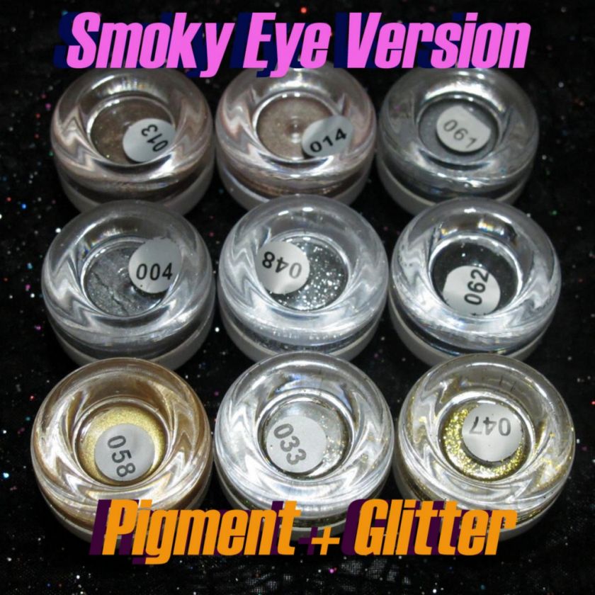 Eyeshadow Make Up Hot Smoky Eye Version pigment Glitter  