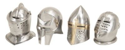 Metal Armor HELMET SET/4 Sugar Loaf Gladiator European  