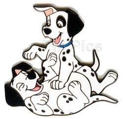 DISNEY PIN DALMATIANS AUCTION LE 250 PATCH ROLLY VHTF  