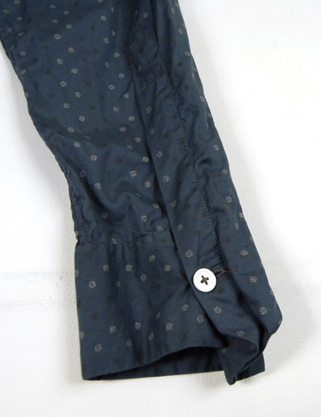 ANN DEMEULEMEESTER Blue Dot SHIRT X LARGE NWT  