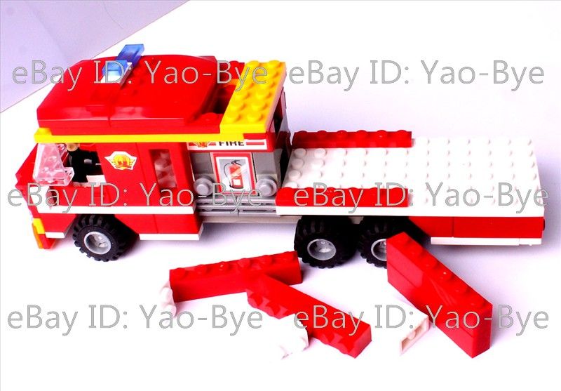 FIRE TRUCK RESCUE SERIES 2 MINIFIGURES SOLDIERS BUILDING TOYS 225 