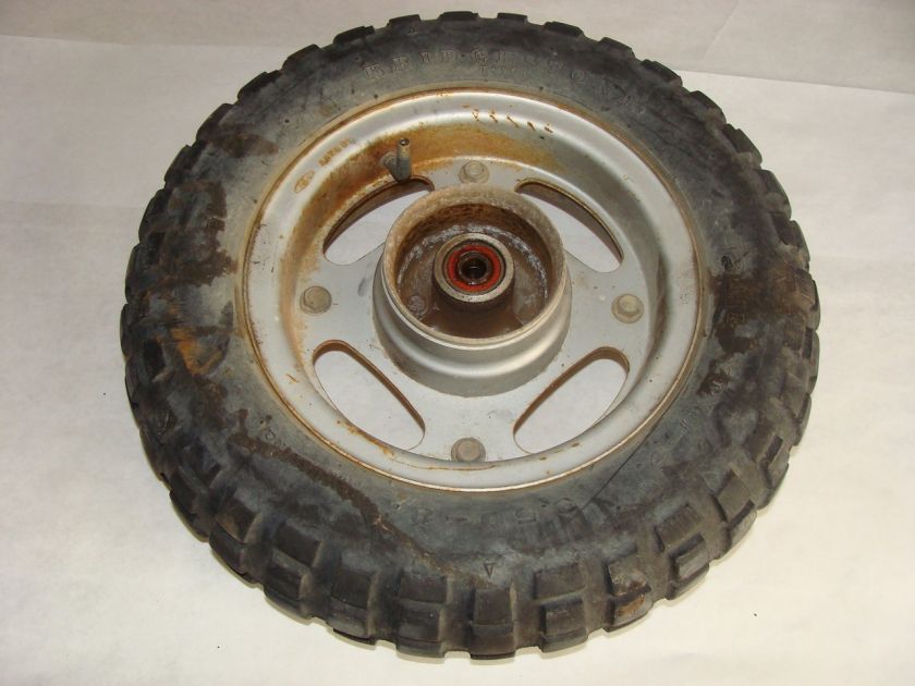 1984 Honda Z50 Front Wheel Tire Rim   Image 03