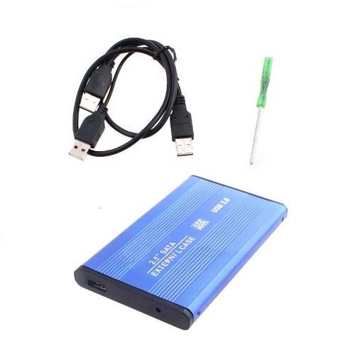 USB 2.0 2.5 HARD DRIVE HDD SATA EXTERNAL ENCLOSURE CASE  