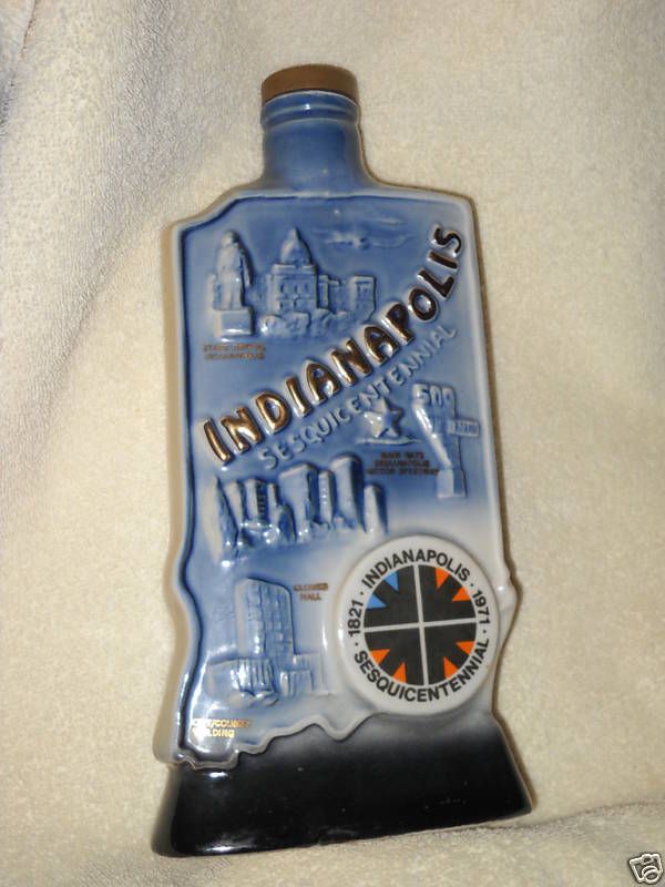 INDIANAPOLIS SESQUICENTENNIAL JIM BEAM BOTTLE  