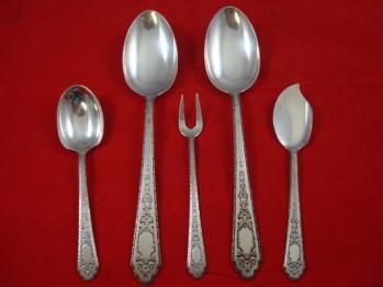 65pc SET Mary II by Lunt Sterling c.1923 no monogram  