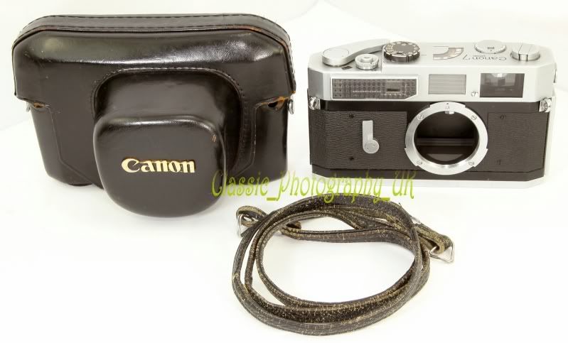 Canon Model 7   35mm Rangefinder   a direct Competitor to LEICA M3 