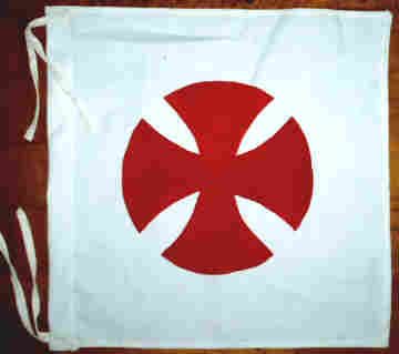 Portuguese Knights Templar Flag Cotton Masonic Made USA  