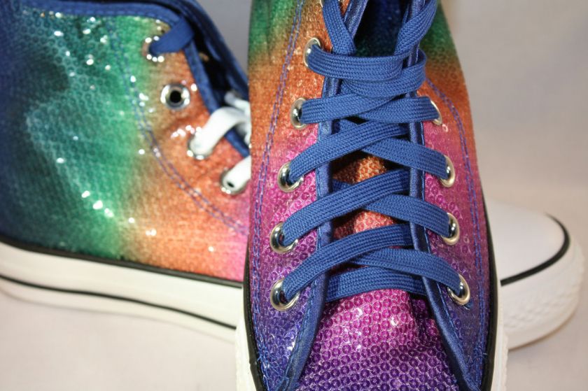 WOMENS Converse Chuck T A/S Rainbow Sequins Hi Tops  