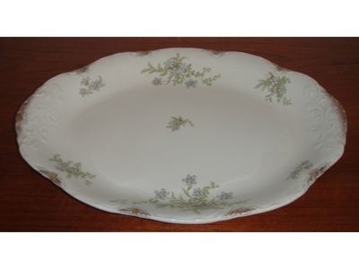 Antique J & G Meakin Hanley 16 Forget Me Not Platter  