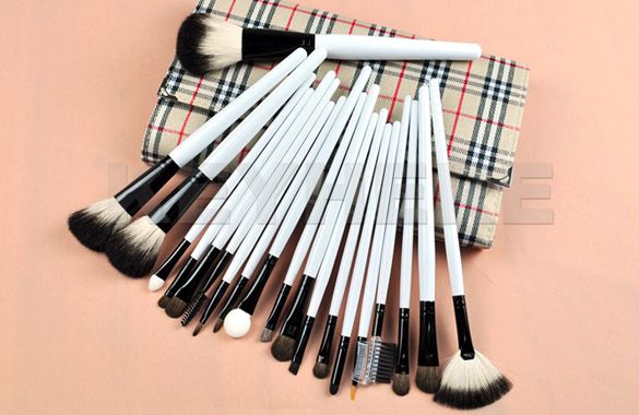 20 PCS Makeup Brushes Brush Set Kit Case Cosmetic Professional