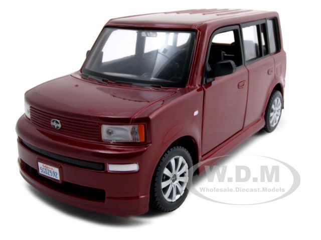 SCION XB DARK RED 124 DIECAST MODEL CAR  