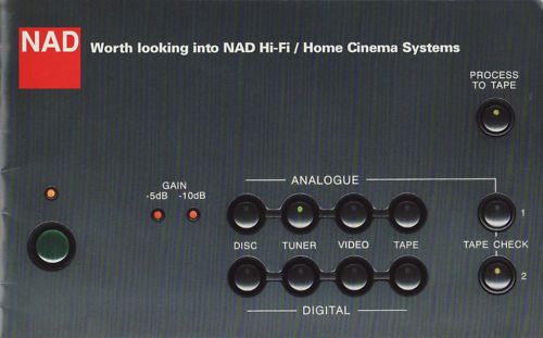 NAD Hi Fi Home Cinema Systems Catalog 1996  