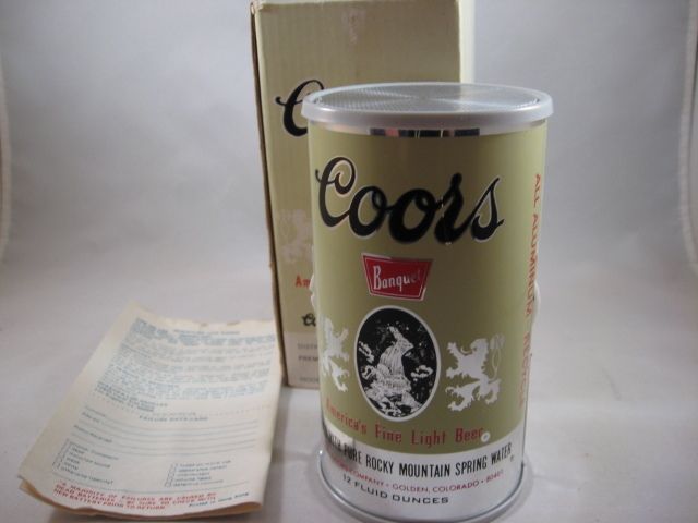 COORS BEER CAN NOVELTY ADVERTISING TRANSISTOR RADIO  