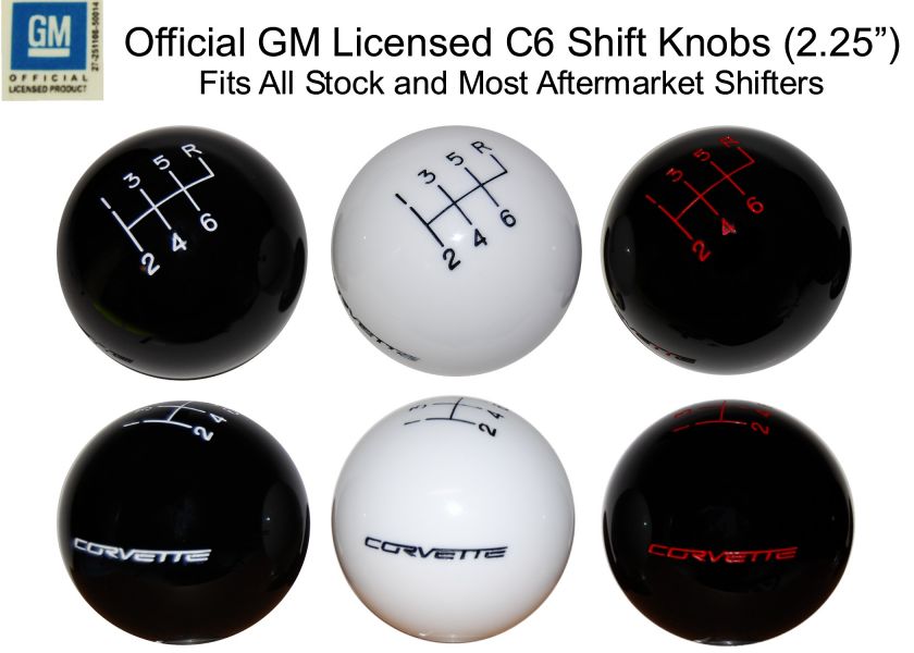 2005+ C6 Z06 Zr1 Corvette Script / S Pattern Shift Knob  