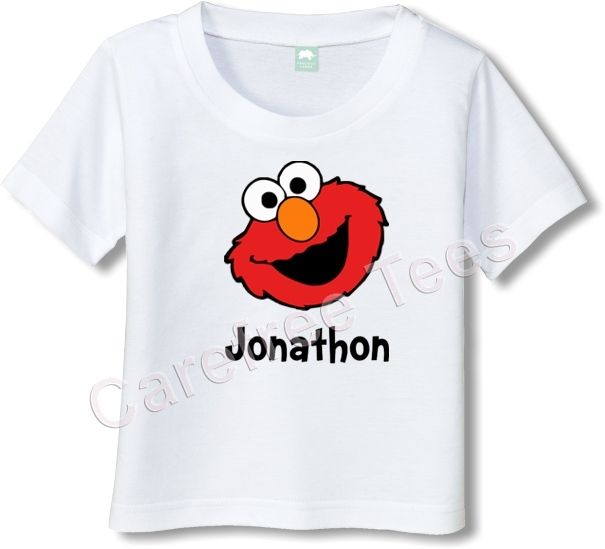 Sesame Street ELMO TShirt Personalized Birthday w/Name  