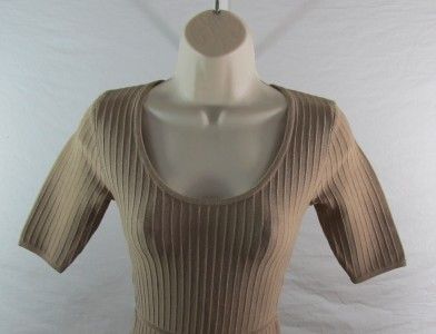 BCBGMAXAZRIA Womens Short Sleeve A Line Sweater Dress Size XXS Retail 