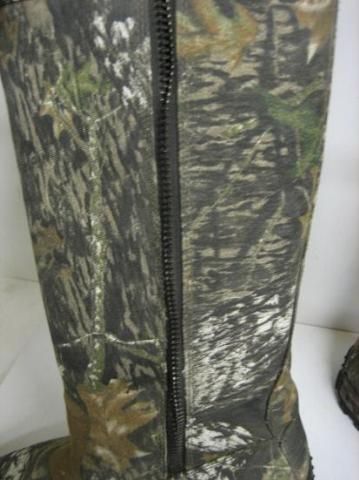 ROCKY 16 SIDE ZIP SNAKE BOOT MOSSY OAK BREAKUP 7228 MENS 11M  