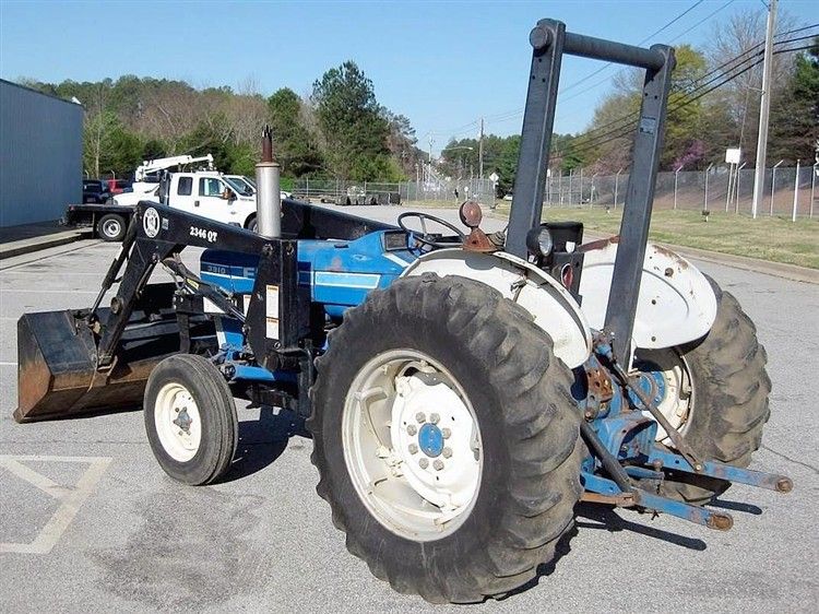 1987 Ford 3910 Tractor w/ Bushhog 2346QT Loader  Stock #U0002395 