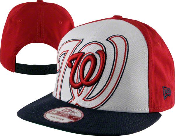 Washington Nationals New Era 9FIFTY Little Big Pop Snapback Adjustable 