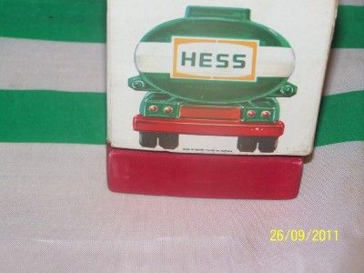 1967 HESS RED VELVET IN NICE CONDITION.  