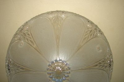 Antique Hanging Glass Lamp Shade Flower  