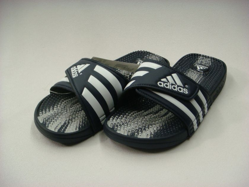 Adidas Santiossage Navy White Original Men Slippers NEW  