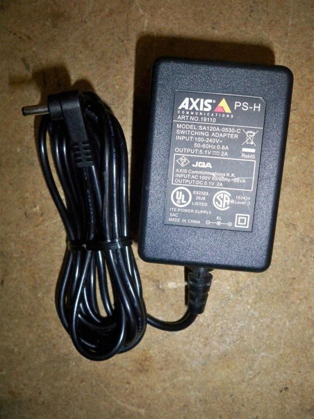 Axis PS H AC Adapter Power Supply 5.1VDC 2A Camera+More  