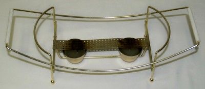 PYREX OVAL BAKING DISH GLASS COVER METAL WARMING STAND  