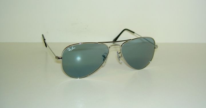New RAY BAN Sunglasses AVIATOR Small Metal BLUE LENSES RB 3044 W3177 