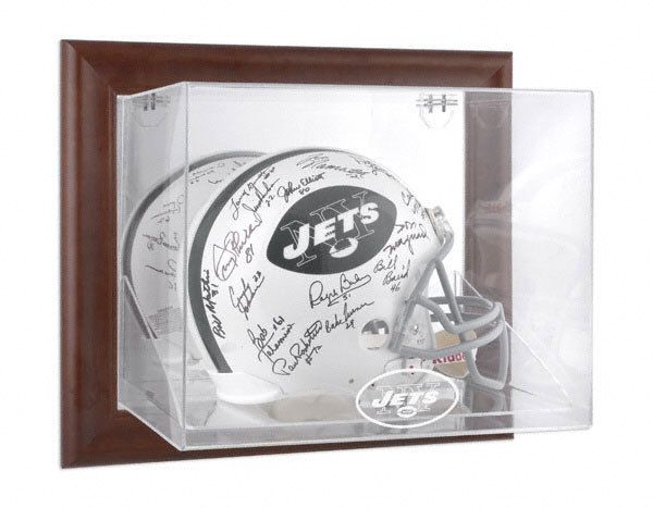 New York Jets Wall Mounted Full Size Helmet Case  