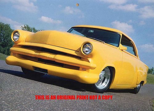 1953 Ford Victoria rat rod car print  