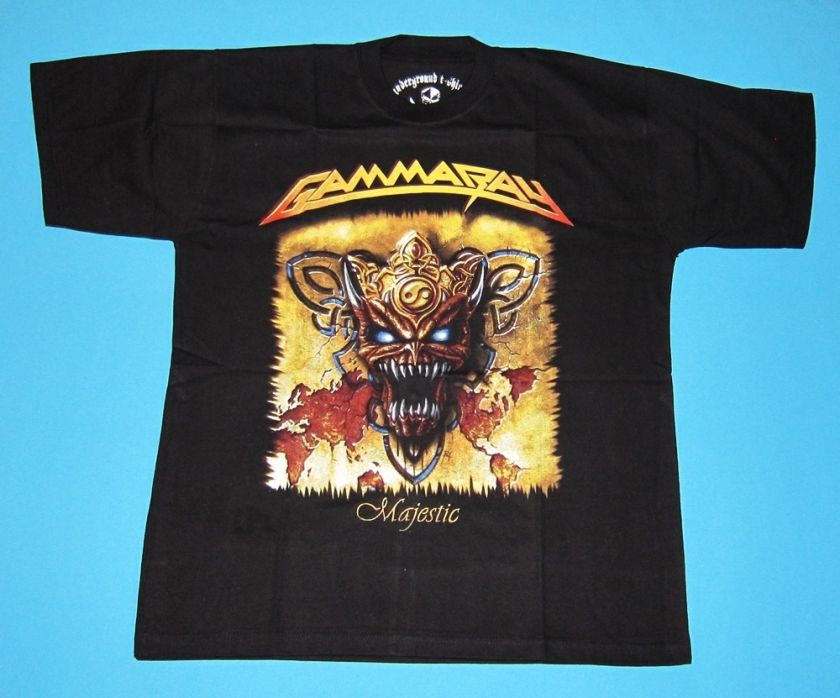 Gamma Ray   Majestic T Shirt size L NEW  