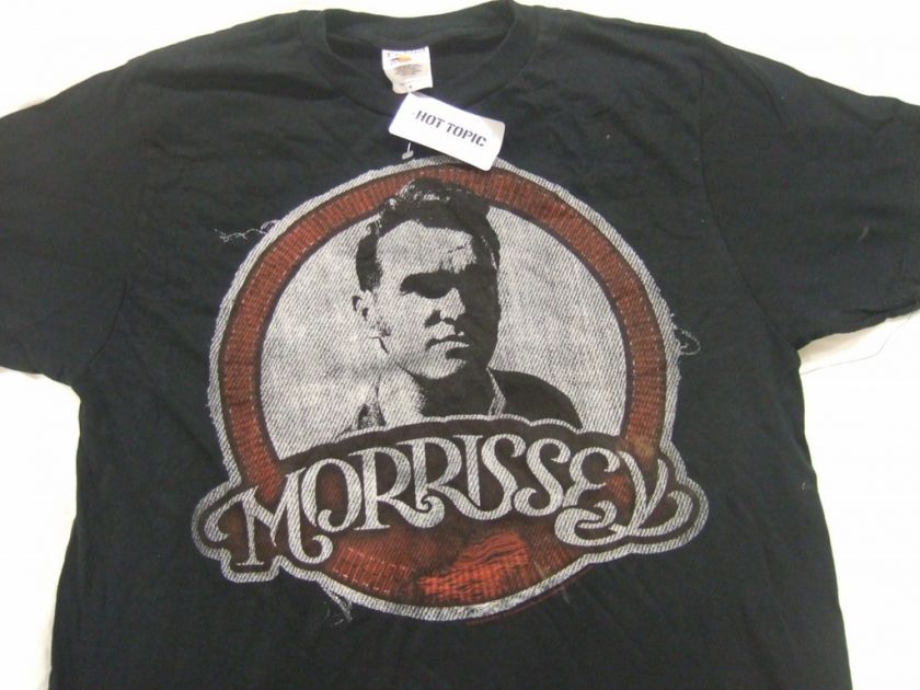 BLACK MORRISSE INDIE POP PUNK BAND THE SMITHS SHIRT Med  