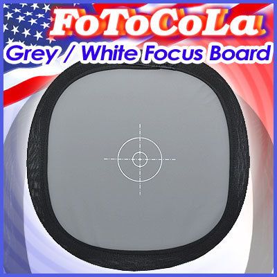   30cm diameter Grey Gray White balance photo focus board panel 2 sides