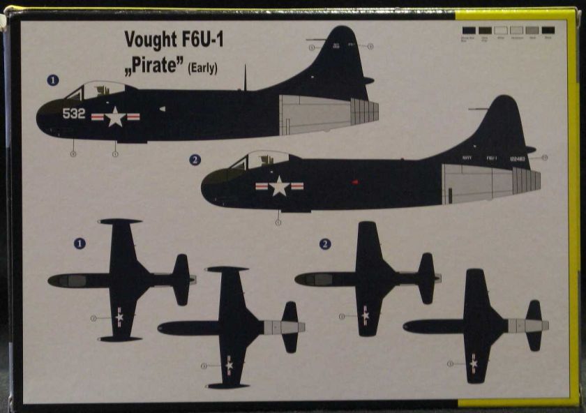   f6u 1 pirate company admiral models stock number 7211 scale 1 72